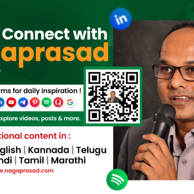 5) QR code for all social media profiles